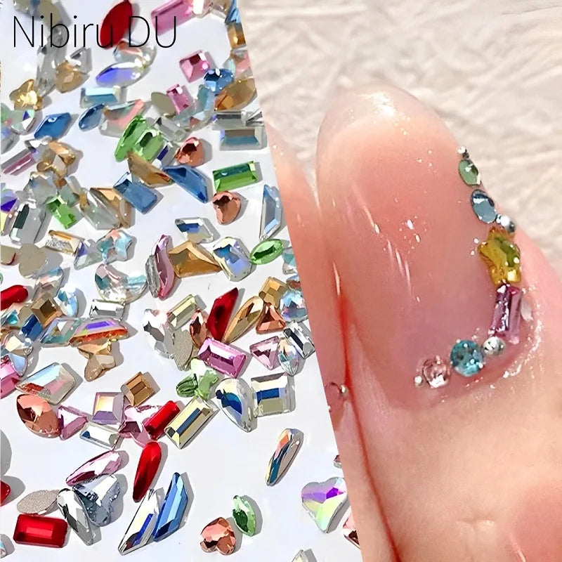 300/100pcs Mini Nail Art Rhinestones