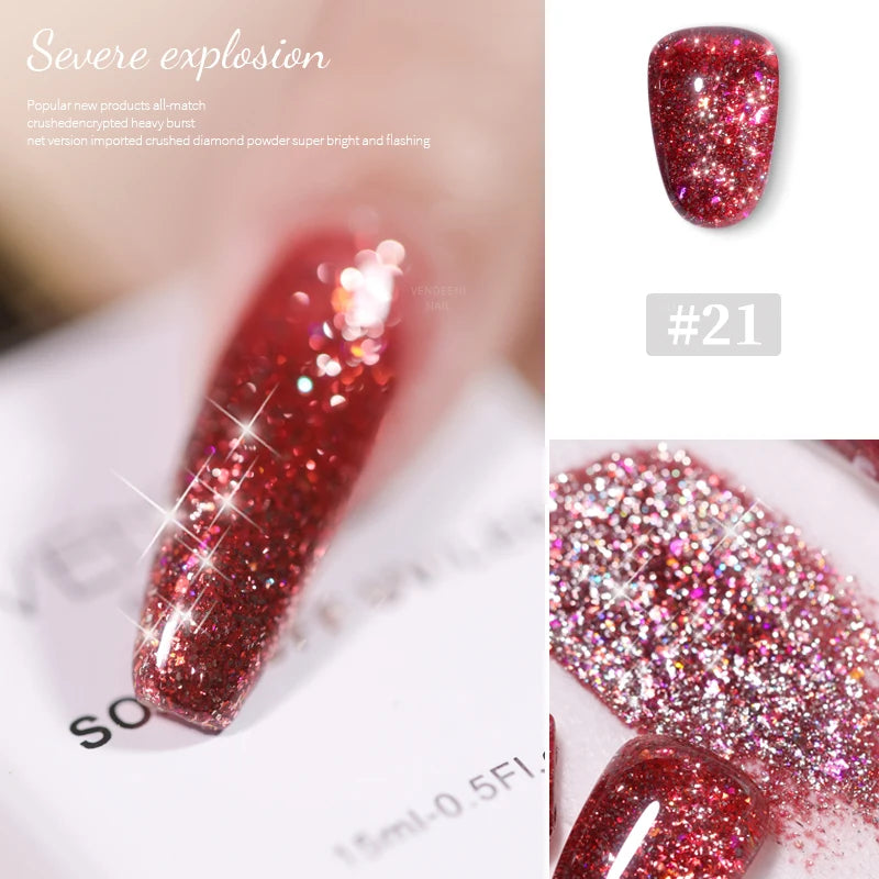 Glitter Nail Gel Polish Explosive Flash