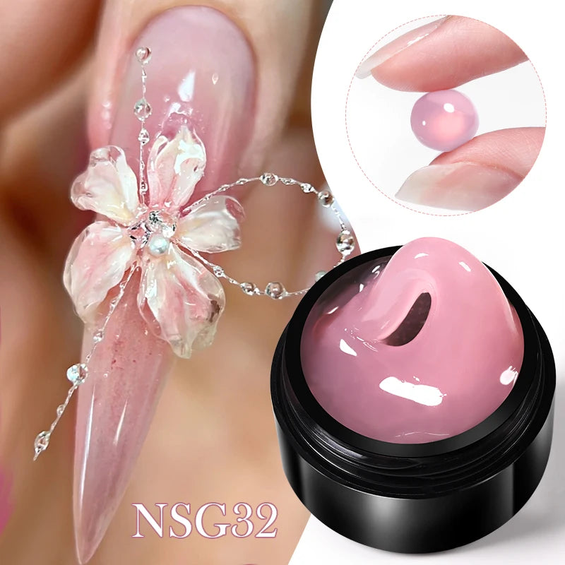15ml Clear Non Stick Nail Extension Gel/3D Shaping Nail Art