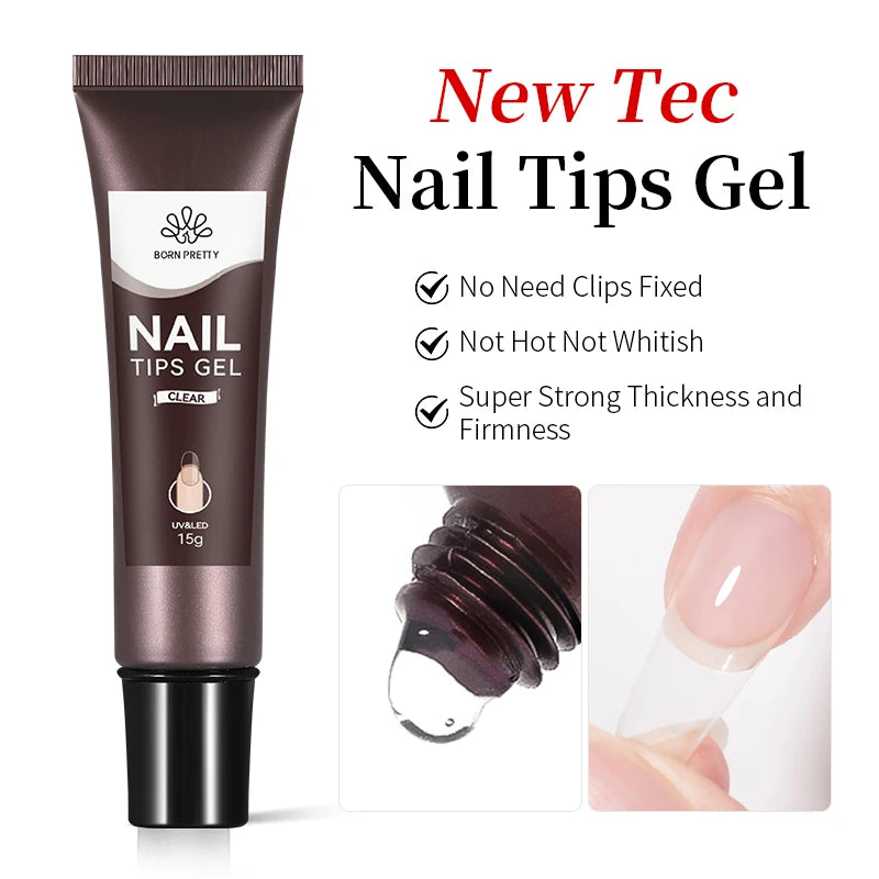 15ml Clear Non Stick Nail Extension Gel/3D Shaping Nail Art
