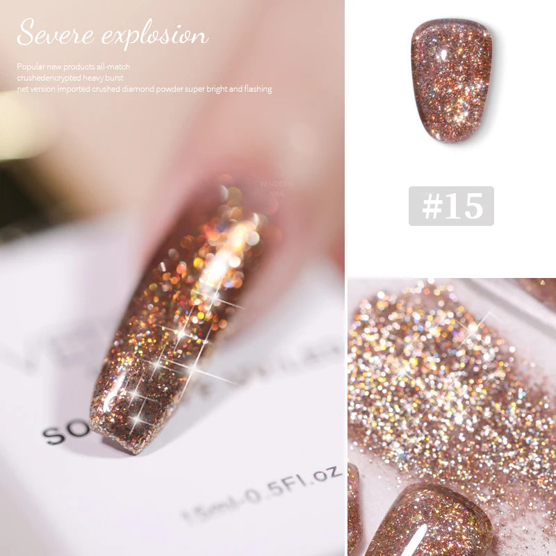 Glitter Nail Gel Polish Explosive Flash