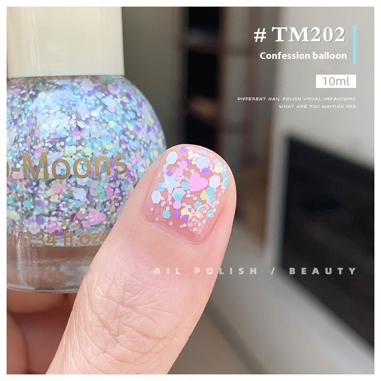 Glitter top coat