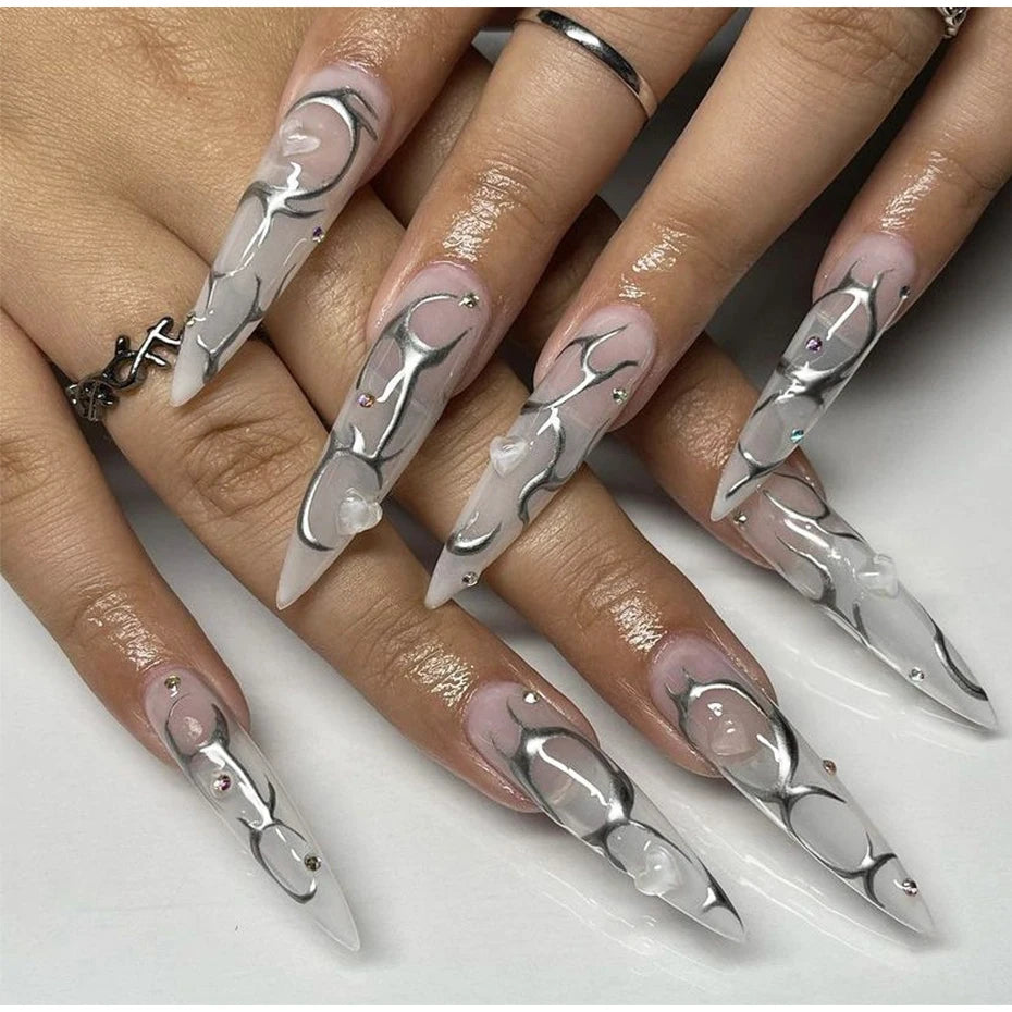 23 Colors Metallic Chrome Nail Powder Set
