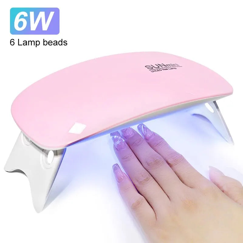 6W Mini Nail Dryer uv/led lamp