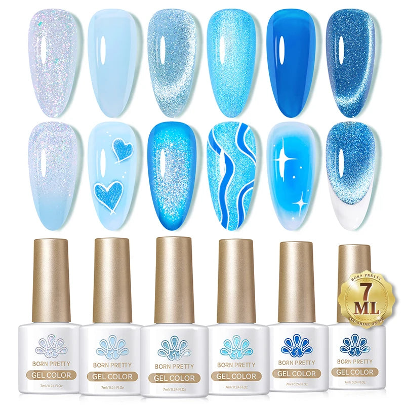 Double Light 9D Cat Magnetic Gel Nail Polish Set