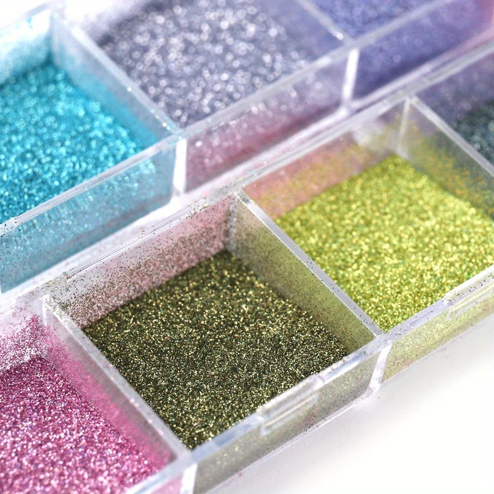 Holographic Nail  Powder Set