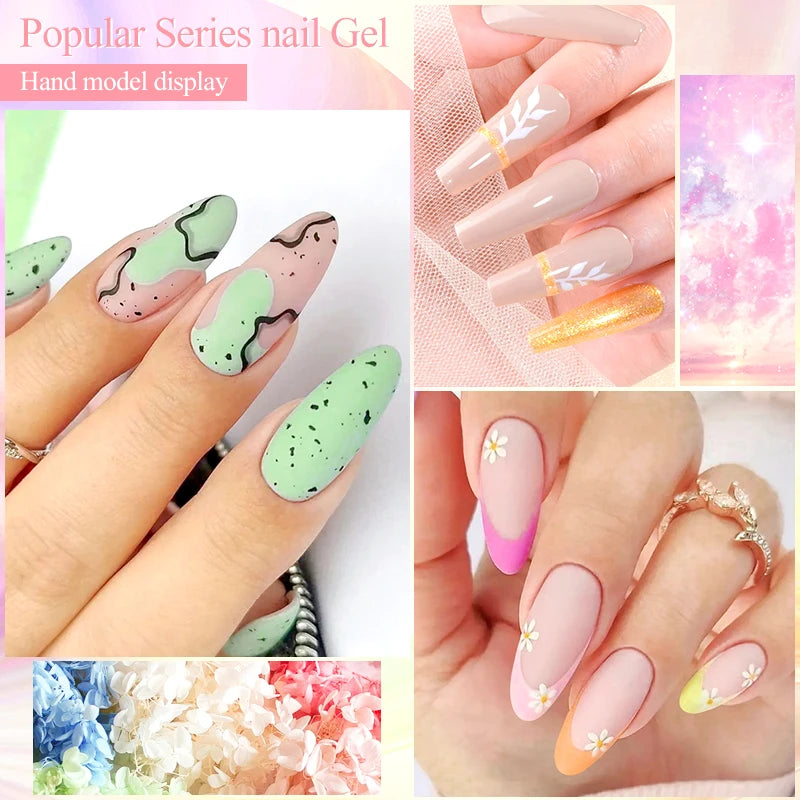 6PCS/SET Macaron Series Gel Nail Polish