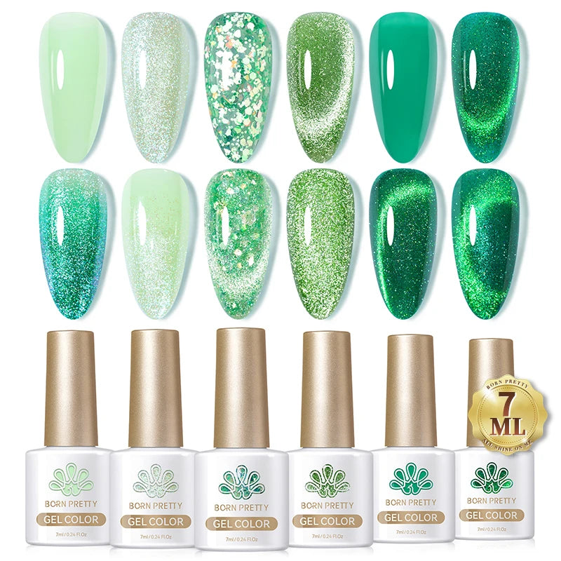 Double Light 9D Cat Magnetic Gel Nail Polish Set