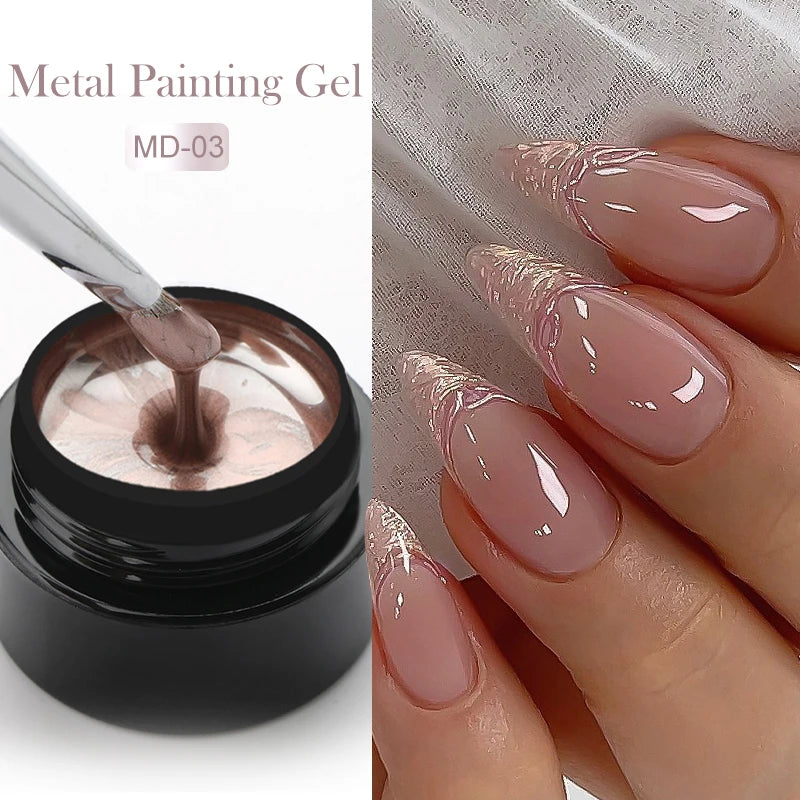 Super Metallic Painting Gel Nail Polish