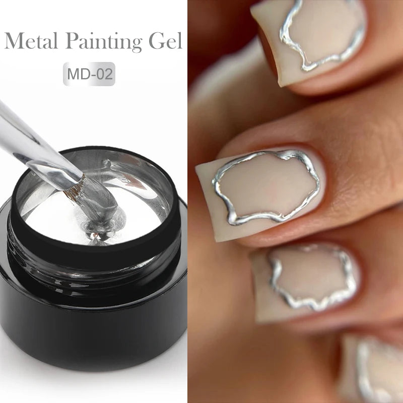 Super Metallic Painting Gel Nail Polish