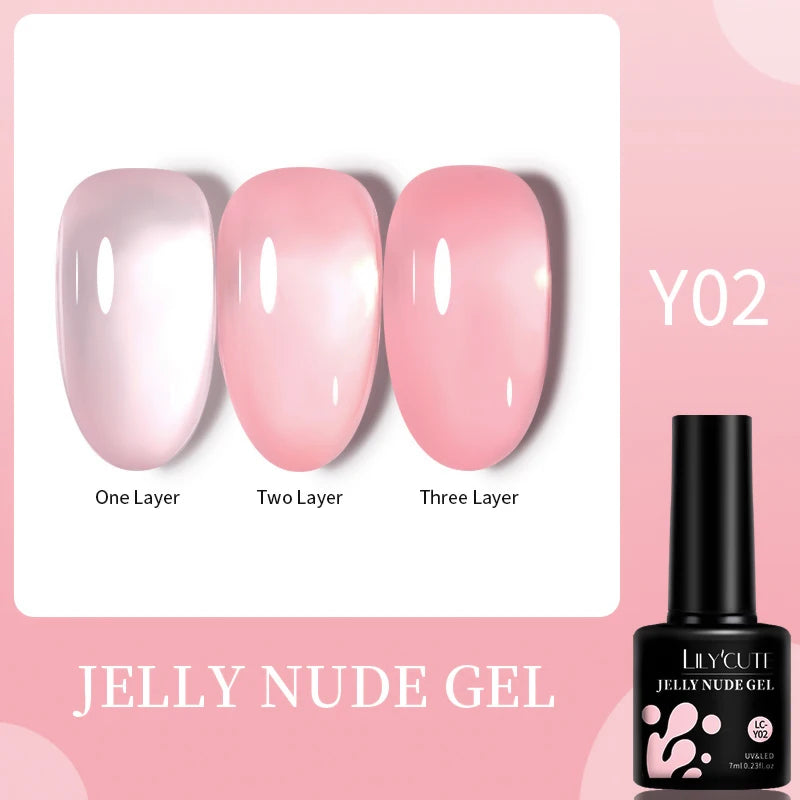 Translucent Jelly Gel Nail Polish